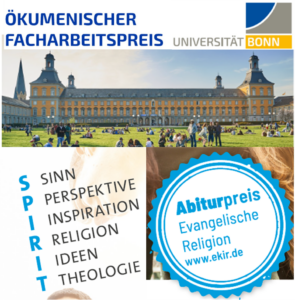 Read more about the article Preise für Schüler:innen: Facharbeitspreis Religion und Abiturpreis Ev. Religion